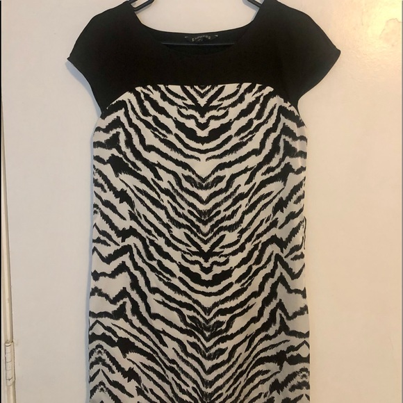 Express Zebra print Dress size XS - Picture 1 of 2